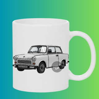 Keramický hrnek Trabant šedý