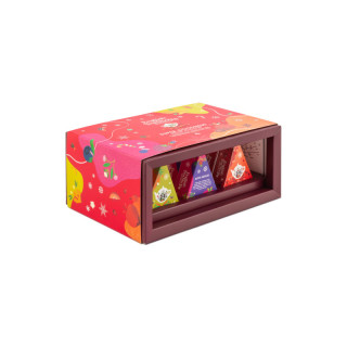 ETS 12 pyramidek syp čajů, vánoční Super Dobroty, bio