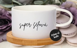 Šálek makronka super šéfová