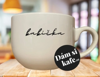 Buclatý hrnek babička