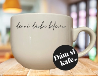 Buclatý hrnek Denní dávka kofeinu