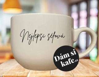 Buclatý hrnek nejlepší šéfová