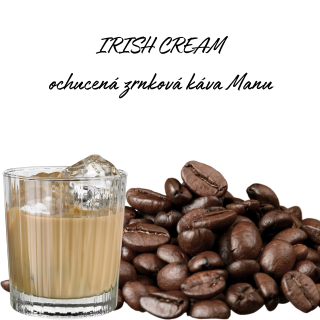 IRISH CREAM ochucená zrnková káva Manu