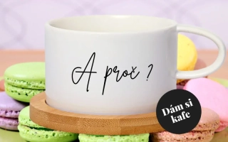 Šálek makronka A Proč ?  