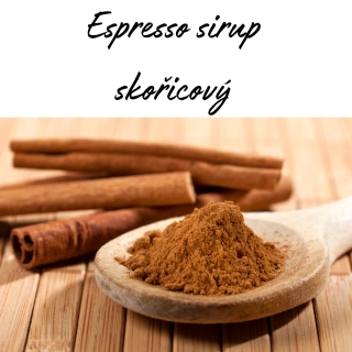 ESPRESSO SIRUP SKOŘICE - 100 ML