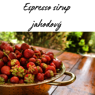 ESPRESSO SIRUP JAHODA - 100 ML
