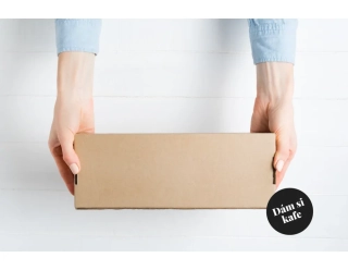 Dárková krabice na sklenku na víno