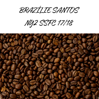 BRAZÍLIE SANTOS NY2 SSFC 17/18 zrnková káva Manu