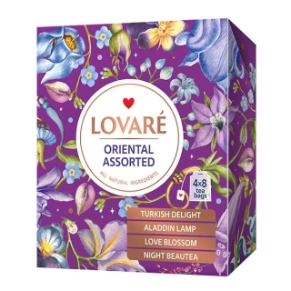 LOVARÉ Oriental Assorted coll. 64g (32 sáčků, kolekce čajů)