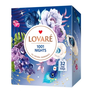 LOVARÉ 1001 Nights 64g (32 sáčků, černý a zelený čaj)