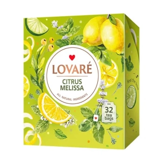 LOVARÉ Citrus Melissa 64g (32 sáčků, zelený čaj)