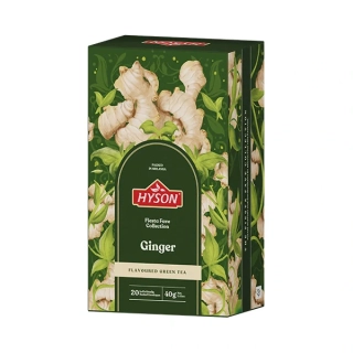 Hyson TrHYSON Ginger 32g (20 sáčků, zelený čaj)opical Blast, rooibos (20 sáčků)