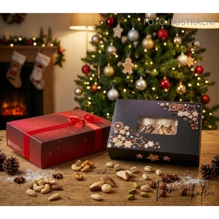 🎁 Vánoční dárková sada ořechů (4× 50 g) – Křupavý slaný a přírodní mix