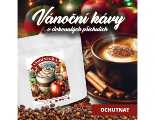 VÁNOČNÍ KÁVA S PŘÍCHUTÍ PEČENÉHO JABLÍČKA A SKOŘICE, 160g