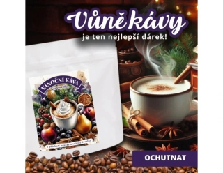VÁNOČNÍ KÁVA S PŘÍCHUTÍ SUŠENÉ ŠVESTKY A HRUŠKY, 160g