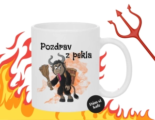 Keramický hrnek pozdrav z pekla