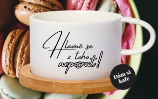 Šálek makronka Hlavně se z toho neposrat!