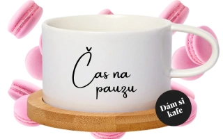 Šálek makronka Čas na pauzu