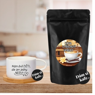 Dám si kafe zrnková káva s příchutí Vanilka 60g 