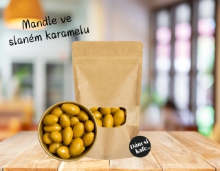 Mandle ve slaném karamelu 100g