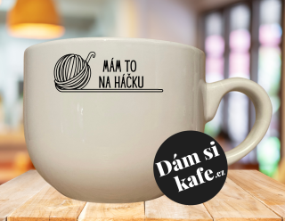 Buclatý hrnek mám to na háčku klubíčko