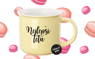 Barevný hrnek Nejlepší teta