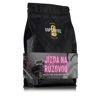 COP COFFEE JÍZDA NA RŮŽOVOU Brazil Pink Star 300g