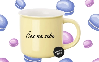 Barevný hrnek Čas na sebe