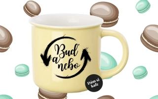 Barevný hrnek Buď a nebo