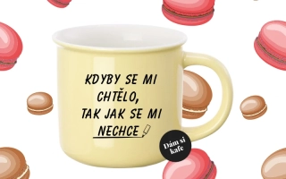 Barevný hrnek Kdyby se mi chtělo, tak jak se mi nechce 