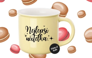 Barevný hrnek Nejlepší učitelka