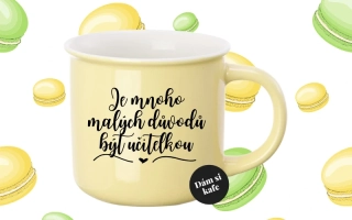 Barevný hrnek Je mnoho malých důvodů být učitelkou