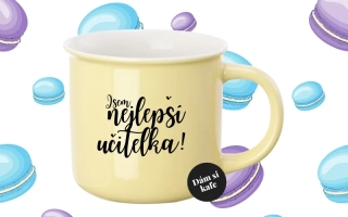 Barevný hrnek Jsem nejlepší učitelka