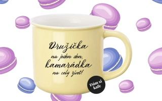 Barevný hrnek Družička kamarádka