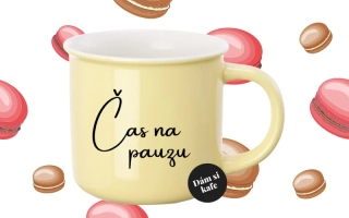Barevný hrnek Čas na pauzu