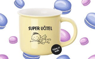 Barevný hrnek Super učitel