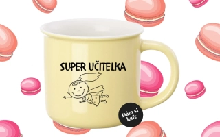 Barevný hrnek Super učitelka