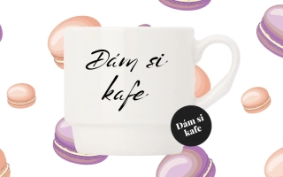 Stohovatelný hrnek Dám si kafe