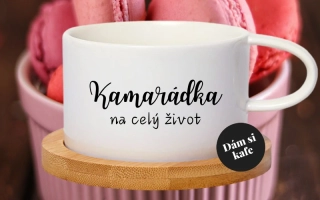 Šálek makronka Kamarádka na celý život