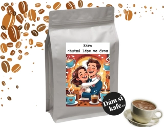 Káva Chutná lépe ve dvou Colombia Supremo 200g Dám si kafe