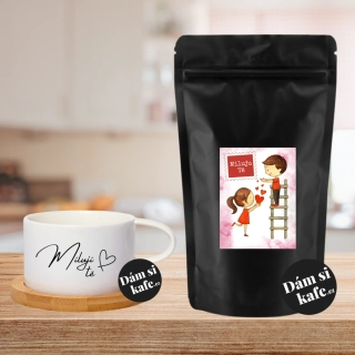 Dám si kafe zrnková káva Miluji Tě 60g 