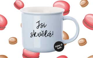Barevný hrnek Jsi skvělá!