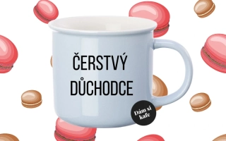 Barevný hrnek Čerstvý důchodce