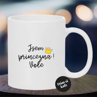 Keramický hrnek Jsem princezna! Vole