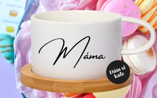 Šálek makronka Máma 