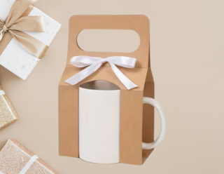Dárková krabička na hrnek – dárkový obal na hrnek
