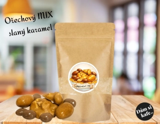 Ořechový MIX v čokoládě SLANÝ KARAMEL