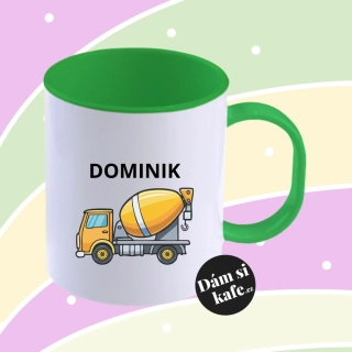 Plastový hrnek Míchačka