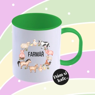 Plastový hrnek Zvířátka z farmy
