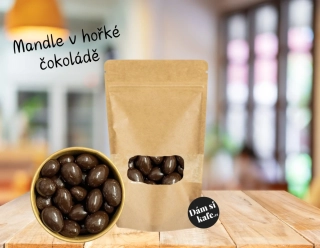 Mandle v hořké čokoládě 50g